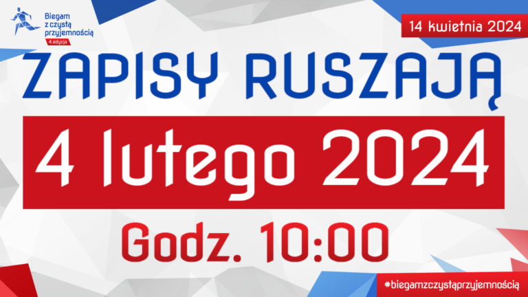 4. lutego 2024 roku startują zapisy!